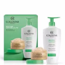 Collistar Perfect body kazeta, Spevňujúce mlieko Thermal Cream 400 ml + telový peeling Anti-Water Talasso-Scrub 150g