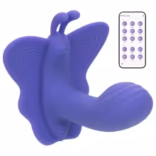 Nohavičkový nositeľný smart vibrátor motýľ Connect Venus Butterfly