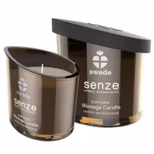 SENZE Euphoria masážna sviečka - vanilka, santalové drevo 50 ml