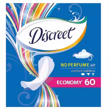 DISCREET Multiform Air Priedušné Intímky 60 ks