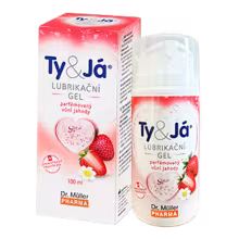 DR. MÜLLER Ty & Ja Lubrikačný parfumovaný gél vôňou jahody 100 ml
