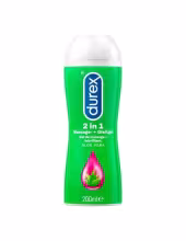 Durex - masážny olej a lubrikant 2v1 - aloe vera - 200 ml