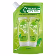 duschdas Sprchový gél Limette Minze náhradná náplň 500ml