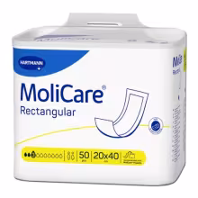 MoliCare Obdĺžnik 3 kvapky 20x40 cm absorpčné 1x50 ks