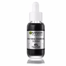 GARNIER Pure Active pleťové sérum AHA + BHA Charcoal Serum 30 ml