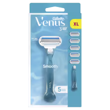 GILLETTE Venus Smooth Holiaci strojček pre ženy + Náhradné hlavice 5 ks