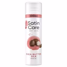Gillette Satin Care 200ml - Shea butter silk - gél na holenie