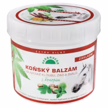 HERBAVERA Konský balzam s kanabisom 500 ml