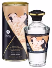 Shunga - masážny olej s hrejivým efektom - vanilka - 100 ml