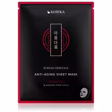 KORIKA Plátínková maska proti starnutiu Korean Heritage (Anti-Aging Sheet Mask) 25 g