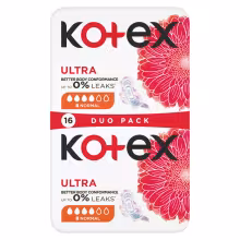 KOTEX Ultra Dámske hygienické vložky Normal 16 kusov