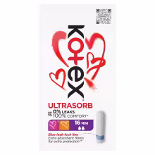 KOTEX Ultra Sorb Tampóny Mini 16 kusov