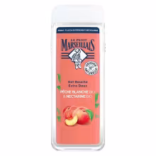 LE PETIT MARSEILLAIS BIO Sprchový krém White peach &amp; Nectarine 400ml
