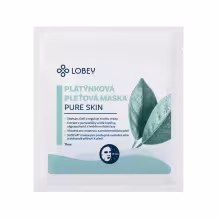 LOBEY Plátínková pleťová maska Pure Skin Mask 1 ks