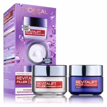 L´ORÉAL Paris Revitalift Filler Duopack Denný krém + nočný krém 2 x 50 ml