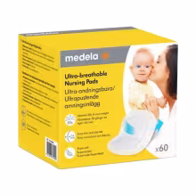 MEDELA Prsné vložky jednorazové ultra priedušné 60 kusov