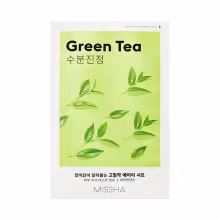 MISSHA Airy fit sheet maska ​​green tea plátienková maska ​​19 g