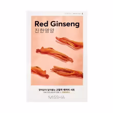MISSHA Airy fit sheet maska ​​red ginseng plátienková maska ​​19 g
