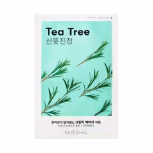 MISSHA Airy fit sheet mask tea tree plátienková maska ​​19 g
