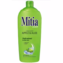 Mitia Tekuté mydlo náplň Apple &amp; Aloe 1000ml