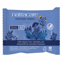 NATRACARE Vlhčené obrúsky pre intímnu hygienu 12 ks