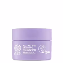 NATURA SIBERICA Blueberry Siberica Nočná obnovujúca pleťová krémová maska 50 ml