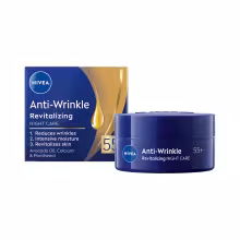 Nivea Obnovujúci nočný krém proti vráskam 55+ (Anti-Wrinkle + Revitalizing) 50 ml
