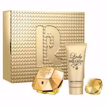 Rabanne Lady Million – EDP 80 ml + telové mlieko 100 ml + EDP 5 ml