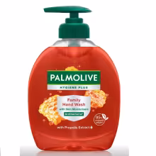Palmolive tekuté mydlo 300ml - Family plus - Antibacterial with Propolis (pumpa)