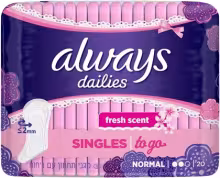 Always Daily Normal Fresh Normal intimky 20ks
