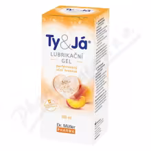 Lubrik.gel Ty&Já parf.vůní broskve 100ml Dr.Müller