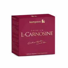 Kompava Premium L-Carnosine 375 mg/60 kps + darček