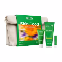 WELEDA Darčekové balenie kozmetická taštička Skin Food Glow ritual set