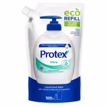 PROTEX Ultra tekuté mydlo s prirodzenou antibakteriálnou ochranou náhradná náplň 500 ml