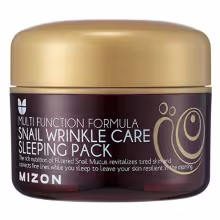 MIZON Regeneračná nočná pleťová maska s filtrátom slimákového sekrétu 50 % na omladenie a výživu pleti 80 ml