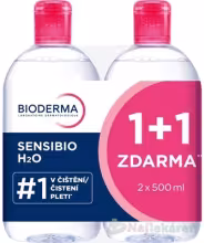 BIODERMA Sensibio H2O micelárna voda Festival 2x500ml