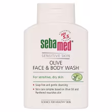 Sebamed Umývacia emulzia s olivovým olejom na tvár a telo 200 ml