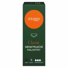 SNUGGS Menštruačné nohavičky - silná menštruácia S