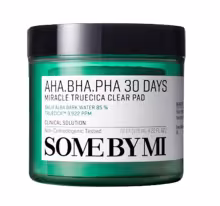 Some By Mi Jemné vatové tampóny na čistenie pleti AHA BHA PHA 30 Days (Miracle Truecica Clear Pad) 70 ks