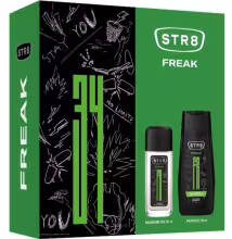 STR8 FR34K - dezodorant v spreji 85 ml + sprchový gél 250 ml