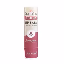 Suntribe Prírodný minerálny balzam na pery SPF 30 – telová, 5 g
