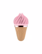 Satisfyer Sweet Treat - nabíjací rotačný vibrátor na klitoris - ružovo-hnedý
