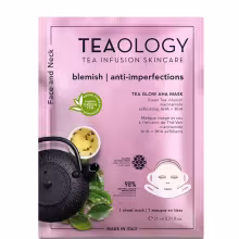 Teaology Green Tea maska 21 ml, Tea Glow AHA Mask