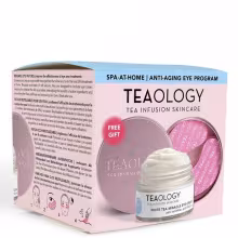 Teaology White Tea kazeta, White Tea Miracle Eye Cream 15ml + Očné náplasti