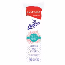 LINTEO Vatové vankúšiky 120+20 ks