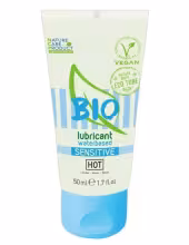 HOT Bio Sensitive - lubrikant na vodnej báze - vegánsky - 50ml