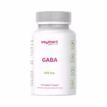 Vegmart GABA 500 mg, 120 kapsúl