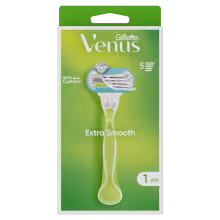 GILLETTE Venus Extra Smooth Holiaci strojček + Náhradná hlavica 1 kus