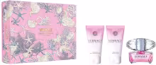 Versace Bright Crystal - EDT 50 ml + telové mlieko 50 ml + sprchový gél 50 ml