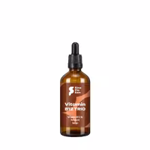 TRIO kvapky - vitamín B12 1000 µg (metylkobalamín + adenosylkobalamín) +Quatrefolic® (bioaktívna alternatíva kyseliny listovej), 50 ml